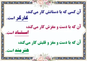جایگاه کاری هر شخص